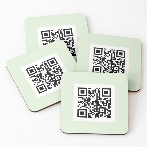 Item preview, Simple Black QR Code on White Background designed and sold by TheWonkyEaselCo.