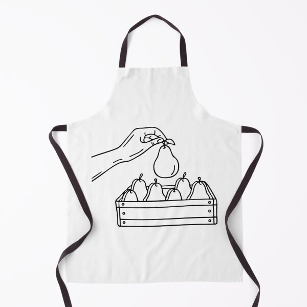Item preview, hand reaching for a pear in a grocery store designed and sold by rasagamastore.