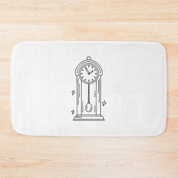 Item preview, pendulum swinging inside an old grandfather clock designed and sold by rasagamastore.