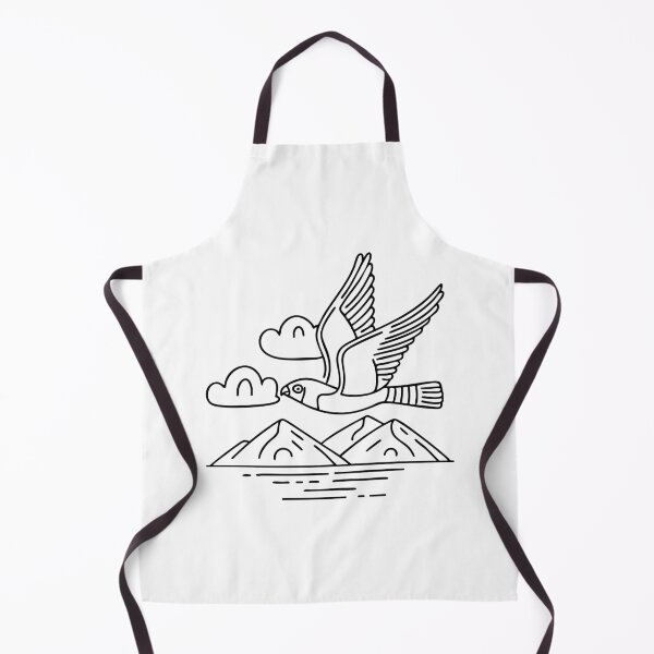 Item preview, peregrine falcon gliding high above the landscape designed and sold by rasagamastore.