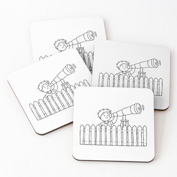 Item preview, periscope being used by a child hiding behind a fence designed and sold by rasagamastore.