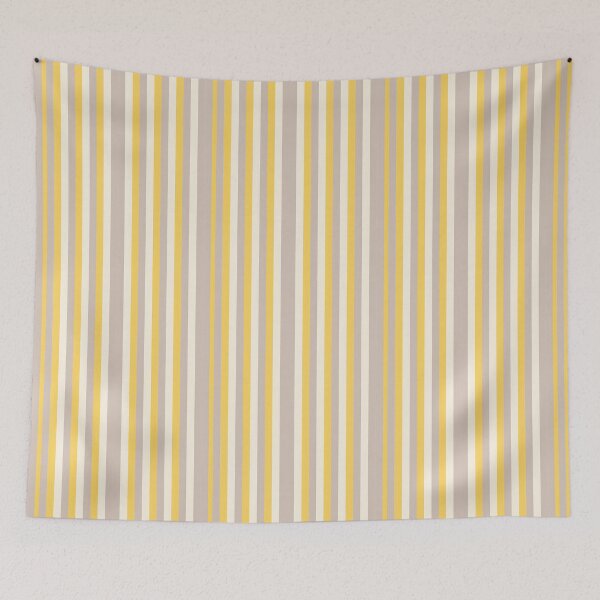 Item preview, Vintage Retro Vertical Stripe Mid Mod Cozy Boho Accent Piece    Yellow Beige designed and sold by Prints and Lifestyle.