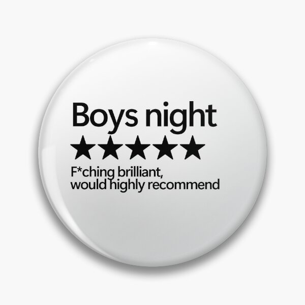 Item preview, Boys Night Would Highly Recommend designed and sold by shitpostee.