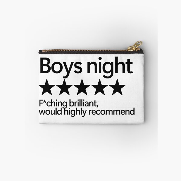 Item preview, Boys Night Would Highly Recommend designed and sold by shitpostee.