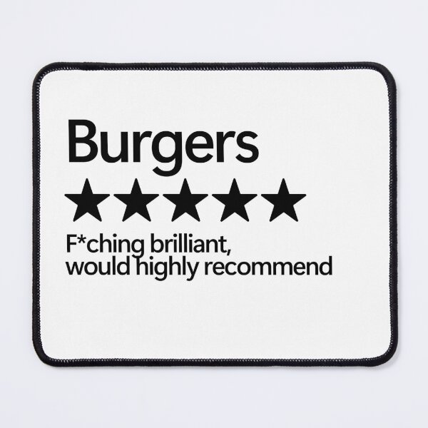 Item preview, Burgers Would Highly Recommend designed and sold by shitpostee.