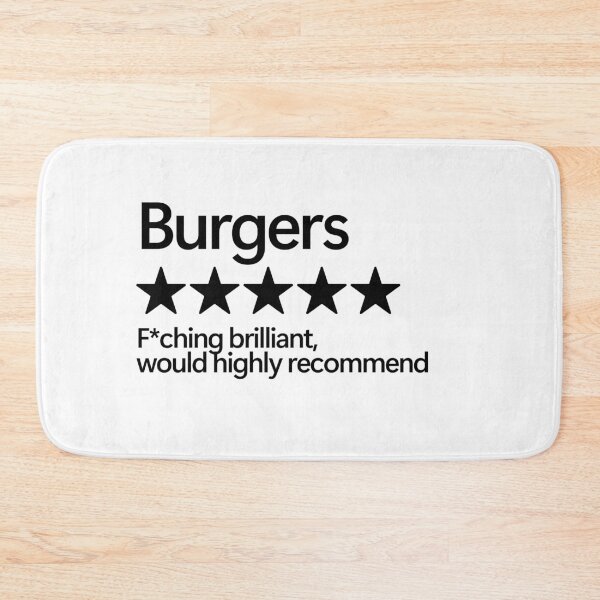 Item preview, Burgers Would Highly Recommend designed and sold by shitpostee.
