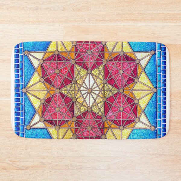 Item preview, Portal of Balance: 64 Tetrahedron Sacred Geometry Divine Masculine Art designed and sold by kpalana.