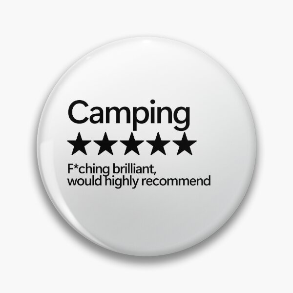 Item preview, Camping Would Highly Recommend designed and sold by shitpostee.