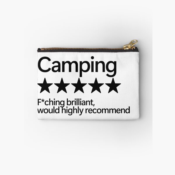 Item preview, Camping Would Highly Recommend designed and sold by shitpostee.