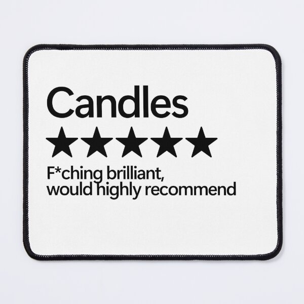 Item preview, Candles Would Highly Recommend designed and sold by shitpostee.