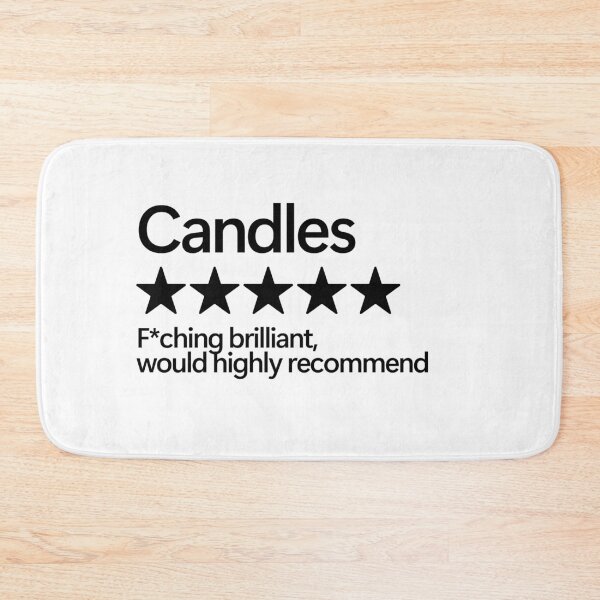 Item preview, Candles Would Highly Recommend designed and sold by shitpostee.