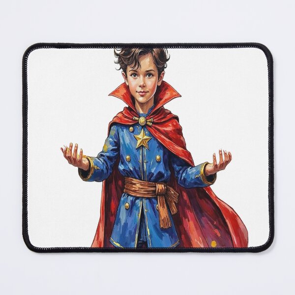 Item preview, Dr Strange-Inspired Superhero Kid Customizable Print designed and sold by Platypus Pics.