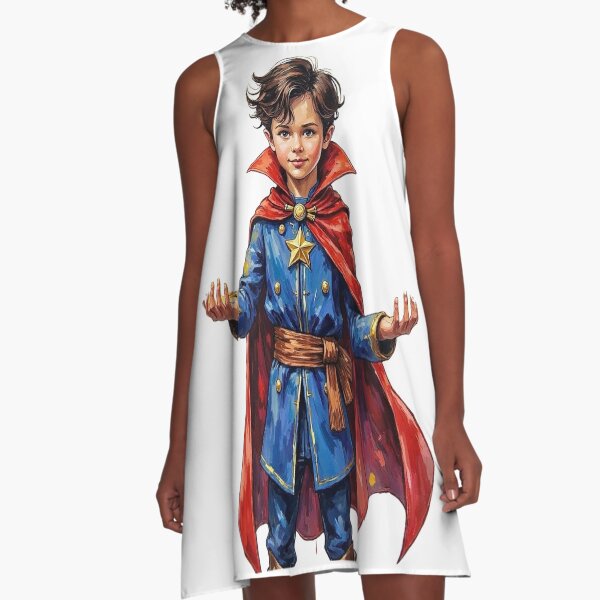 Item preview, Dr Strange-Inspired Superhero Kid Customizable Print designed and sold by Platypus Pics.