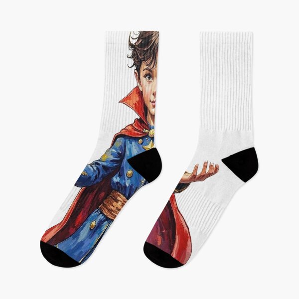 Item preview, Dr Strange-Inspired Superhero Kid Customizable Print designed and sold by Platypus Pics.