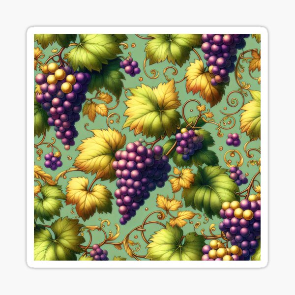 Item preview, Vibrant Grape Pattern designed and sold by Anitastic.