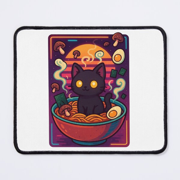 Item preview, Kawaii Neko Ramen Master – Retro Japanese Cat Design designed and sold by Aube11.