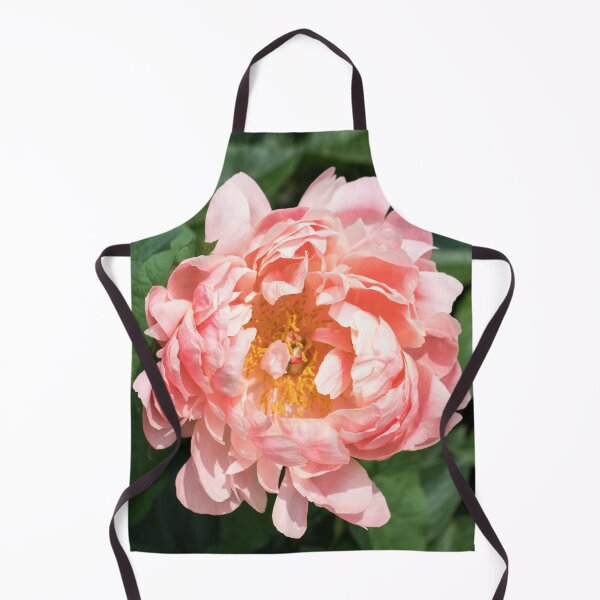 Item preview, One Very Showy Peony Bloom in Splendid Apricotty Pink designed and sold by Georgia Mizuleva.
