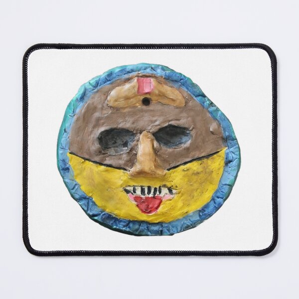 Item preview, Echoes of Ancients: Tatar-Maya Spirit Mask - Bitlek (by my daughter) designed and sold by TATARTVIBES.