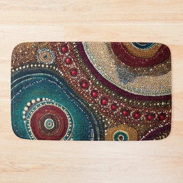 Item preview, Aboriginal Inspired Dot Art - Lake of Inspiration designed and sold by GrinGalore.