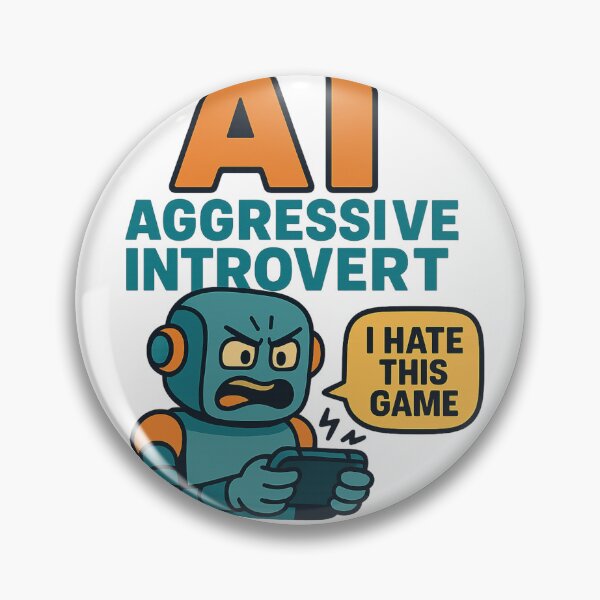 Artikelvorschau, KI Aggressiver Introvertierter Nr. 1 entworfen und verkauft von Pixtra.