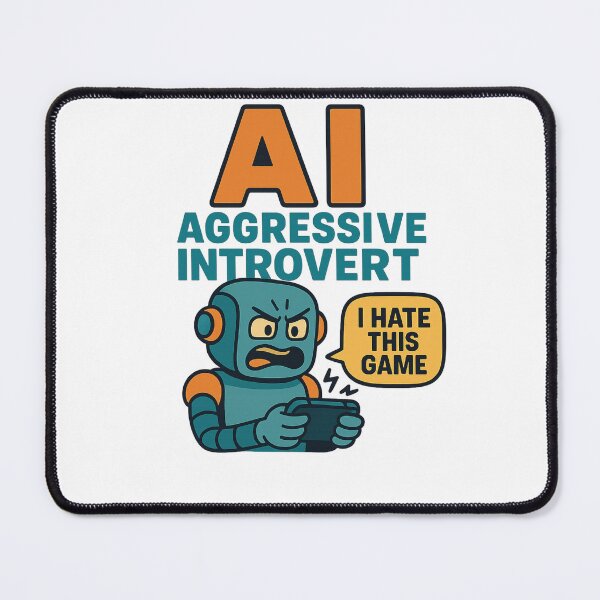 Artikelvorschau, KI Aggressiver Introvertierter Nr. 1 entworfen und verkauft von Pixtra.