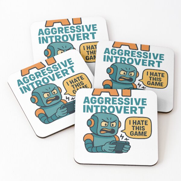 Artikelvorschau, KI Aggressiver Introvertierter Nr. 1 entworfen und verkauft von Pixtra.