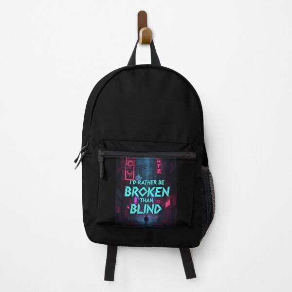 Item preview, Broken Not Blind Cyberpunk Resistance Art designed and sold by Elizarfa.