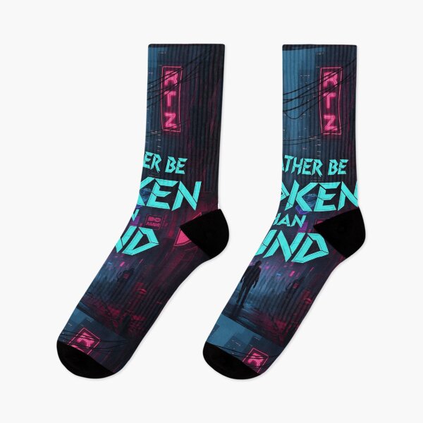 Item preview, Broken Not Blind Cyberpunk Resistance Art designed and sold by Elizarfa.