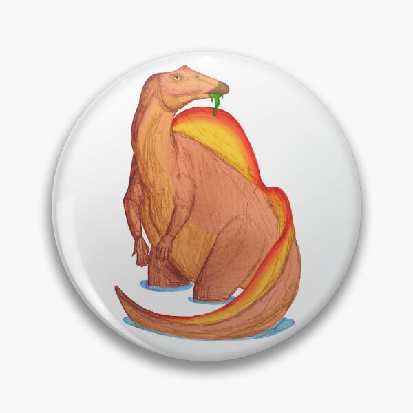 Item preview, Ouranosaurus coloured sketch designed and sold by DoodleSnake58.