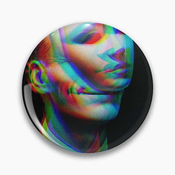 Item preview, Glitched Corporate Mask – Surreal Smiling Man designed and sold by Charisma Enigma.