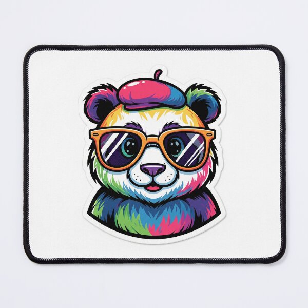 Item preview, Chromatic Panda Pop Art Sticker designed and sold by KanishakJha.
