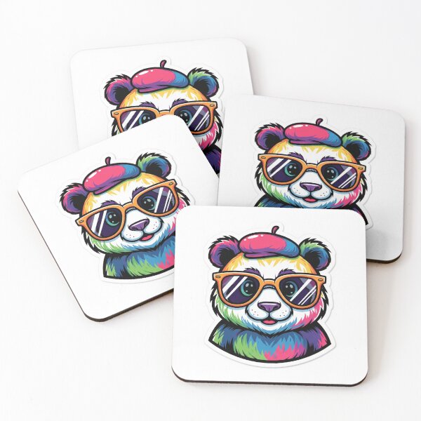 Item preview, Chromatic Panda Pop Art Sticker designed and sold by KanishakJha.