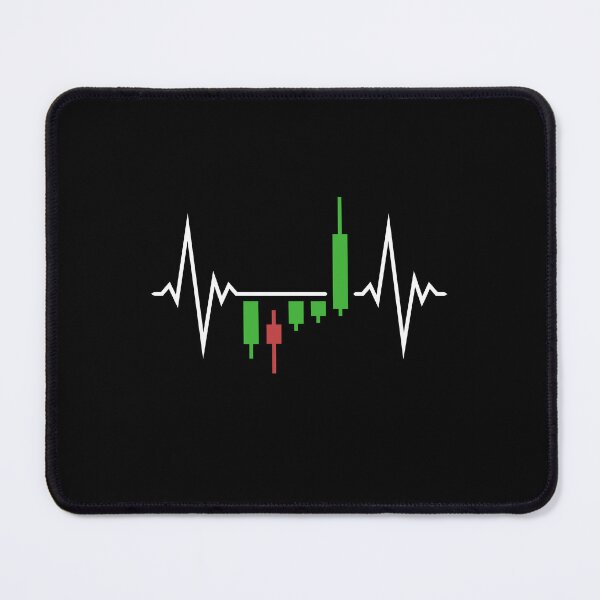 Item preview, Heartbeat Breakout Candlestick Chart Design designed and sold by venomousvector.