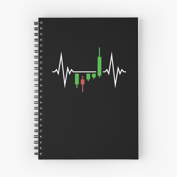 Item preview, Heartbeat Breakout Candlestick Chart Design designed and sold by venomousvector.
