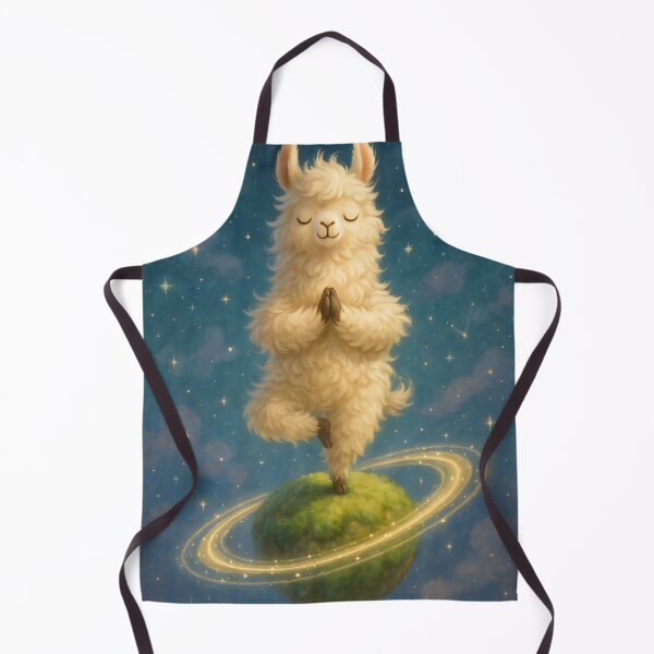 Item preview, Galactic Zen: Yoga Llama Balancing on a Mini Planet designed and sold by Kayqriel.
