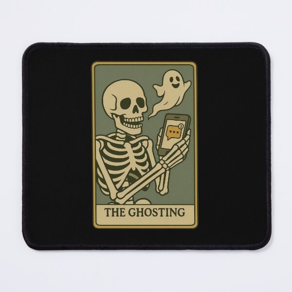 Item preview, The Ghosting Skeleton – Funny Tarot Meme for Texting & Dating Humor designed and sold by AS94 Creative Designs.
