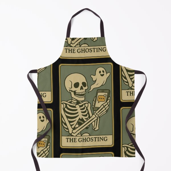 Item preview, The Ghosting Skeleton – Funny Tarot Meme for Texting & Dating Humor designed and sold by AS94 Creative Designs.