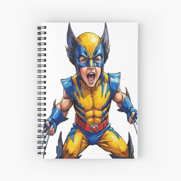 Item preview, Wolverine-inspired Superhero Kid Print designed and sold by Platypus Pics.