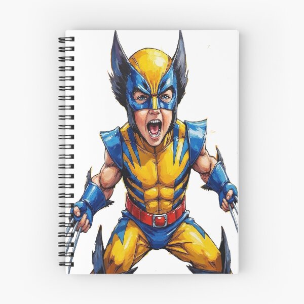 Item preview, Wolverine-inspired Superhero Kid Print designed and sold by Platypus Pics.