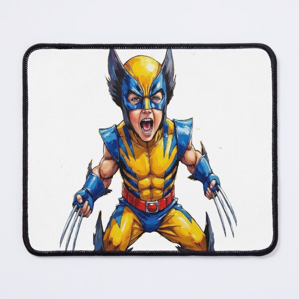 Item preview, Wolverine-inspired Superhero Kid Print designed and sold by Platypus Pics.