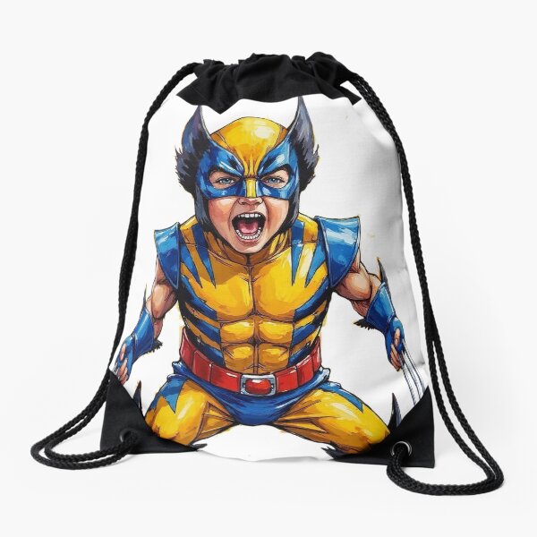 Item preview, Wolverine-inspired Superhero Kid Print designed and sold by Platypus Pics.