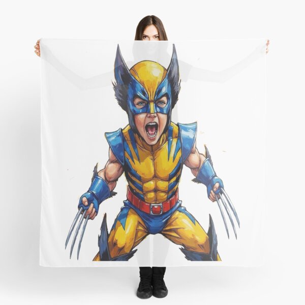 Item preview, Wolverine-inspired Superhero Kid Print designed and sold by Platypus Pics.