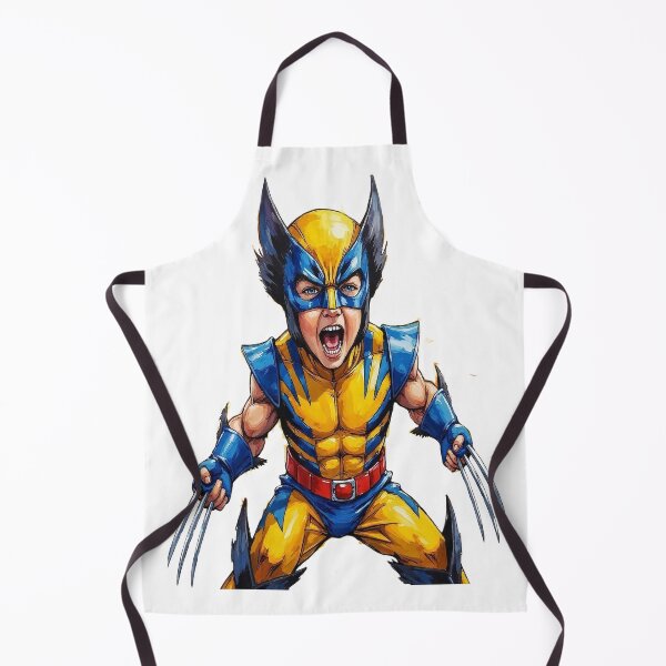 Item preview, Wolverine-inspired Superhero Kid Print designed and sold by Platypus Pics.