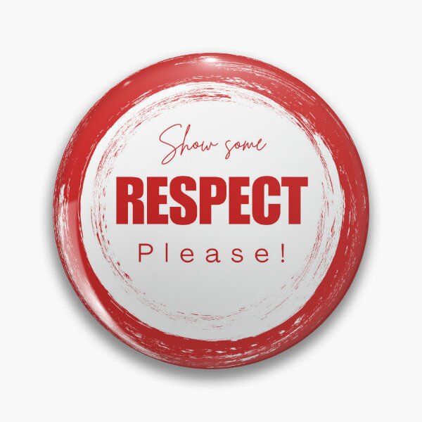 Item preview, Red Show Some Respect Please designed and sold by Tanya C  Smith.