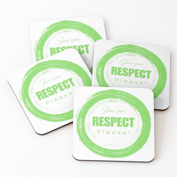 Item preview, Green Show Some Respect Please designed and sold by Tanya C  Smith.