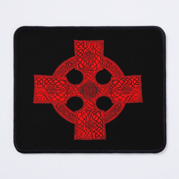 Item preview, celtic art cross (red) designed and sold by Murph's Images.