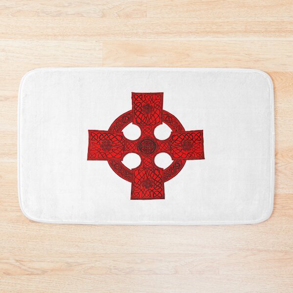 Item preview, celtic art cross (red) designed and sold by Murph's Images.