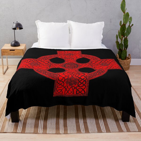 Item preview, celtic art cross (red) designed and sold by Murph's Images.