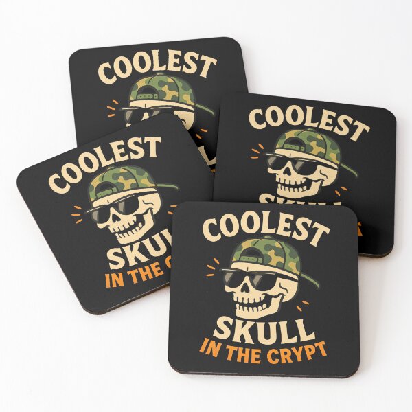 Item preview, Coolest Skeleton Skull Halloween Camo Humor Art designed and sold by JerdbordinShop.