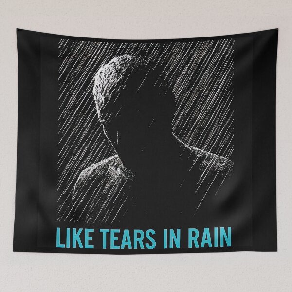 Item preview, Like Tears in the Rain Art Print designed and sold by Retr0Tshirts.
